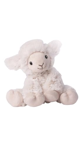Inware 5912 - Kuscheltier Schaf Beo, Creme, sitzend, 19 cm, Schmusetier