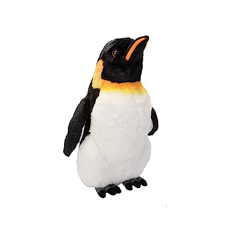Wild Republic 17892 19438 Kaiserpinguin, Cuddlekin Plüschtier, Stofftier 30 cm, Black