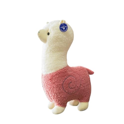 Xiyocadt Alpaka Kuscheltier, Stand Alpaka Plüschtier, kuschel alpaka, Lama Stofftier Geschenk für Kinder Mädchen Jungen (28cm,FH)