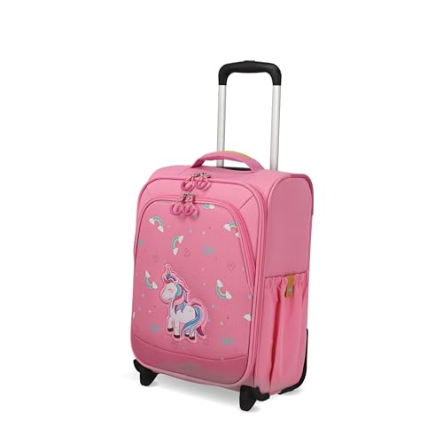 Travelite Kinderkoffer mit 2 Rollen für Mini-Weltentdecker, Handgepäck Kindertrolley MINIMOVER aus recyceltem Polyester, 44 cm, 1,9 kg