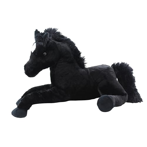 Sweety Toys 5185 XXL Plüsch Pferd Fohlen schwarz