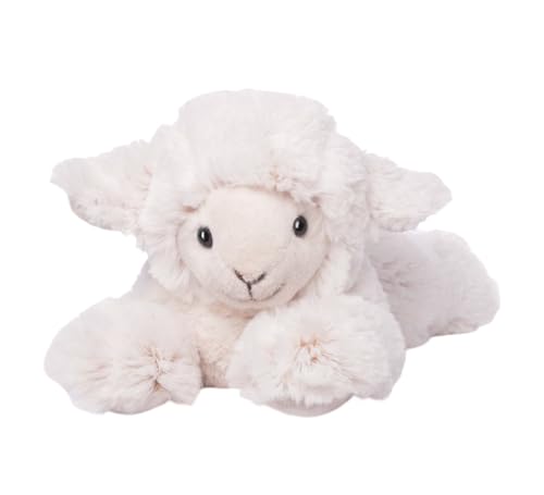 Inware 5922 - Kuscheltier Schaf Beo, creme, liegend, 28 cm, Schmusetier