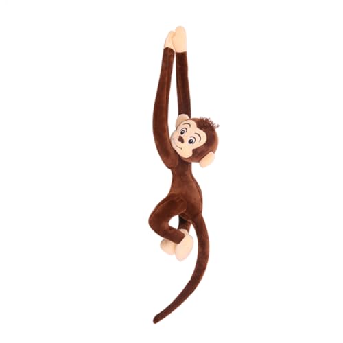 Fogukier 65cm Plüschtier AFFE Süßer Langarmiger AFFE Hängende Stofftier, Kindersicheres Kuscheltier Äffchen, Hanging Monkey Plüsch Spielzeug Für Kinder Mädchen Und Junge-n