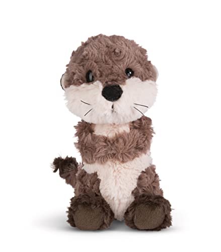 NICI Kuscheltier Otter Oda 25 cm – naturgetreues Stofftier aus weichem Plüsch zum Kuscheln und Spielen, niedliches Plüschtier für Kinder & Erwachsene, 49153, tolle Geschenkidee, beige & grau