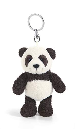 Nici 41078.0 - Wild Friends - Panda Yaa Boo 10 cm Schlüsselanhänger, Schwarz-weiß