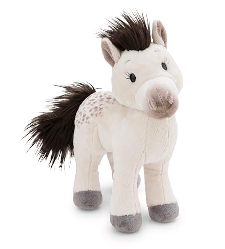 Kuscheltier Pferd Mony K. Pony 17cm - weiß - Weiches NICI Plüschtier – niedliches Stofftier zum Kuscheln & Spielen – tolle Geschenkidee für Kinder & Erwachsene | 62235