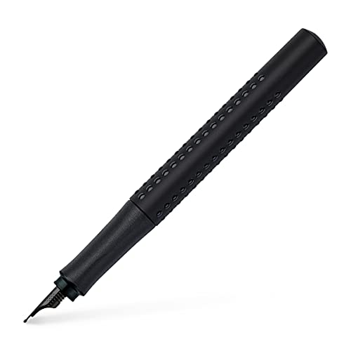Faber-Castell 140960 - Füller Grip Edition, Federbreite M, All Black, 1 Stück