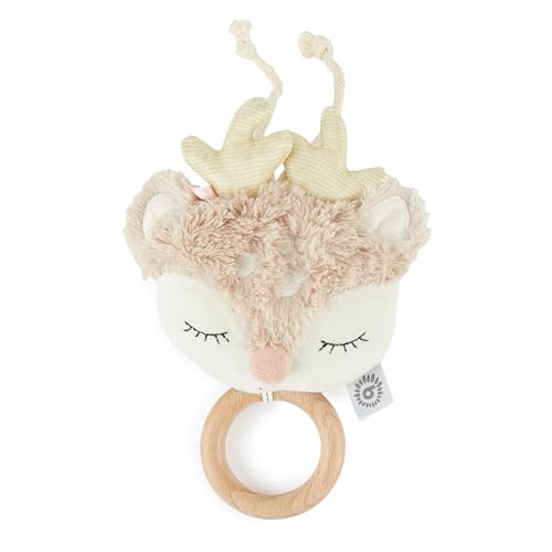 Bieco Musikspieluhr Reh | ca. 30 cm | Baby Spieluhr | Einschlafhilfe Babys | Baby Musik | Spieluhr Baby | Baby Schlaf | Kuscheltiere für Babys | Einschlafhilfe Kinder | Baby Spielzeug ab 0 Monate