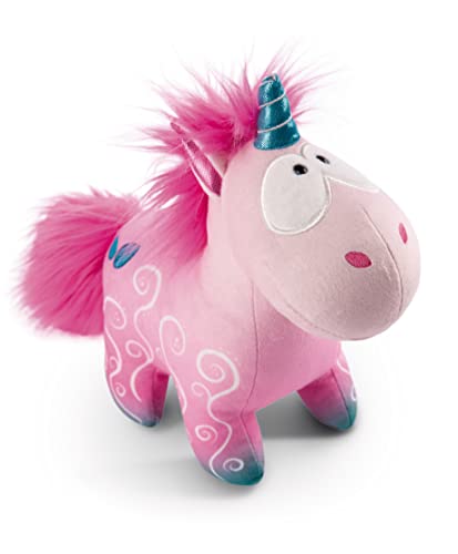 NICI Kuscheltier Einhorn Midnight Floral 22 cm – Stofftier aus weichem Plüsch zum Kuscheln und Spielen, Plüschtier für Kinder & Erwachsene, 49106, tolle Geschenkidee, pink