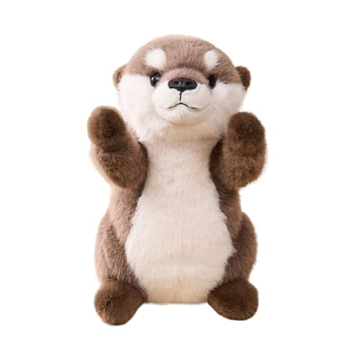 Xiyocadt Otter Kuscheltier, Otter Plüschtier, Süßes Plüschtier Stofftier, Superweiche Kleines Kuscheltie Zum Kuscheln Und Spielen, Für Kinder & Erwachsene (25 cm)