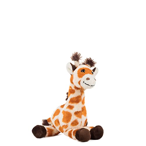 Plüsch Giraffe „Bahati“ – Schaffer 5560 - Kuscheltier Giraffe - weich & flauschig - Stofftier für Babys & Kinder ab 0 Jahren – Waschbar - Größe XS - 18 cm - braun-beige