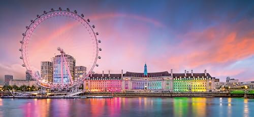 Ravensburger Puzzle 12000805 - Kunterbuntes London - 2000 Teile Puzzle für Erwachsene und Kinder ab 14 Jahren, Stadt-Puzzle London