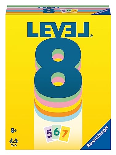 Ravensburger 20865 - Level 8, Das beliebte Kartenspiel für 2-6 Spieler ab 8 Jahren/Familienspiel/Reisespiel