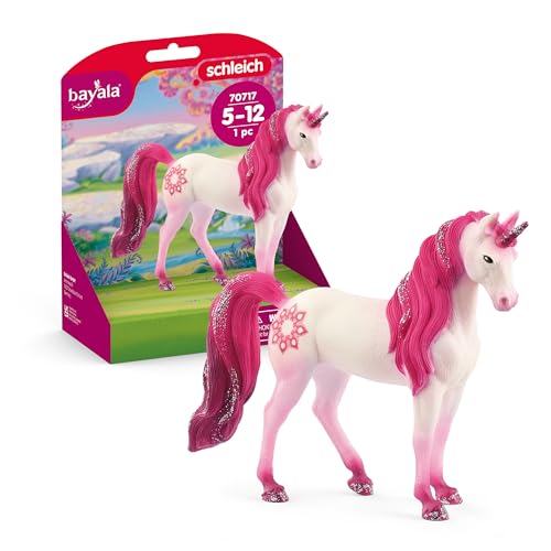 SCHLEICH BAYALA | Mandala Einhorn Stute 70717 | detailgetreue, Fantastische Figuren | tolles Geschenk für Mädchen und Jungen | wunderschöne Sammelfiguren | Spielfigur ab 5 Jahren | 14 x 3 x 11 cm