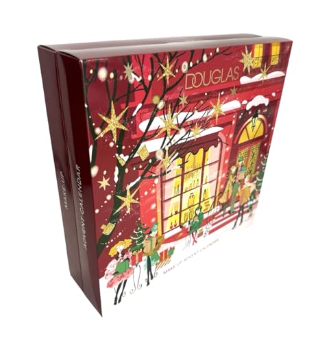 Douglas Adventskalender - 24 Make-Up Beauty Highlights 2025 NEU Rot für Damen Mädchen - Limitiert