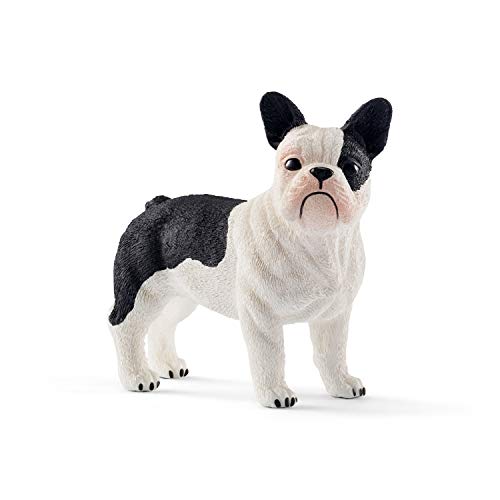 SCHLEICH 13877 Französische Bulldogge, für Kinder ab 3+ Jahren, Farm World - Spielfigur