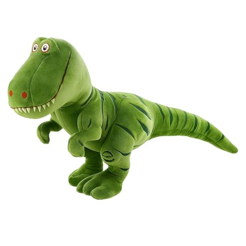JazRvr Dinosaurier Kuscheltier, Dino Kuscheltier, Weiches Grün Dino Kuscheltiers Klein, 40 cm, Kinder, Geburtstag Und Weihnachten