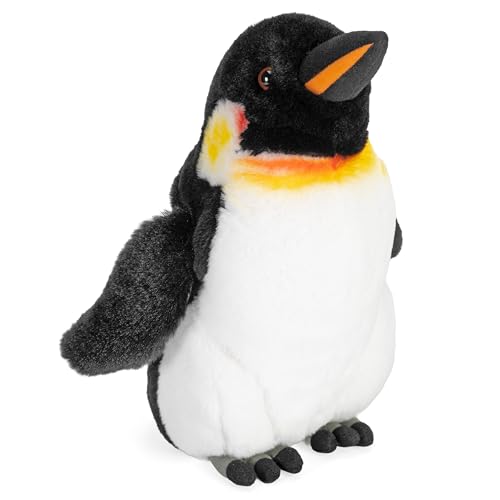 Wild Republic 17892 19438 Kaiserpinguin, Cuddlekin Plüschtier, Stofftier 30 cm, Black