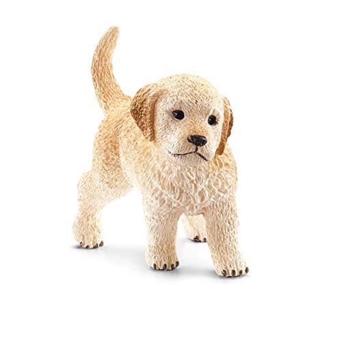SCHLEICH 16396 Golden Retriever Welpe, für Kinder ab 3+ Jahren, Farm World - Spielfigur