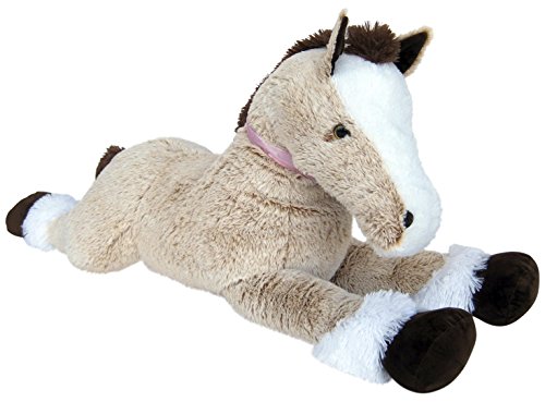 Wagner 9072 - Riesen Plüschtier XXL Plüsch Pferd - liegend - 120 cm Gross in hell-braun/beige