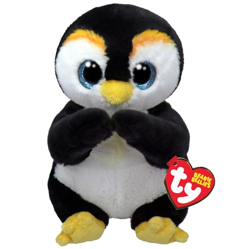 Ty Neve Penguin Beanie Bellies Regular - Squishy Beanie Baby Soft Plush Toys - Collectible Cuddly Stuffed Teddy