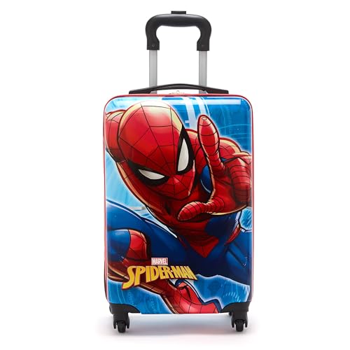 Disney Store Official - Spider-Man - Koffer - 31 x 21 x 53 cm - Trolley in Blau und Rot für Kinder - Mit Teleskopgriff, multidirektionalen Rollen und Innenfach