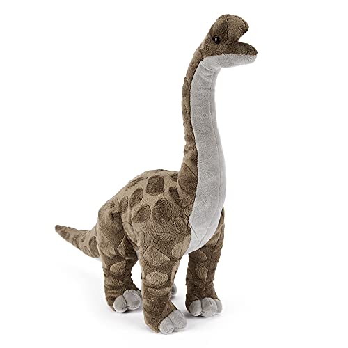 Zappi Co Plüschtier für Kinder, gefüllt, weich, kuschelig, Teil der Safari-Tier-Kollektion, perfekt für Kinder (40 cm Tiefe) (Brachiosaurus-Dinosaurier)