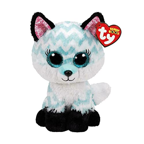 TY 2007520 Atlas Fox Beanie Boo Plüschtier, Mehrfarbig