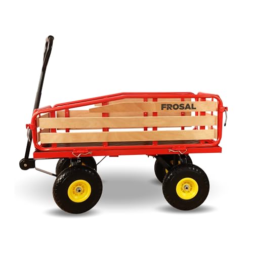 FROSAL Handwagen Transportwagen Gartenwagen Bollerwagen Sven