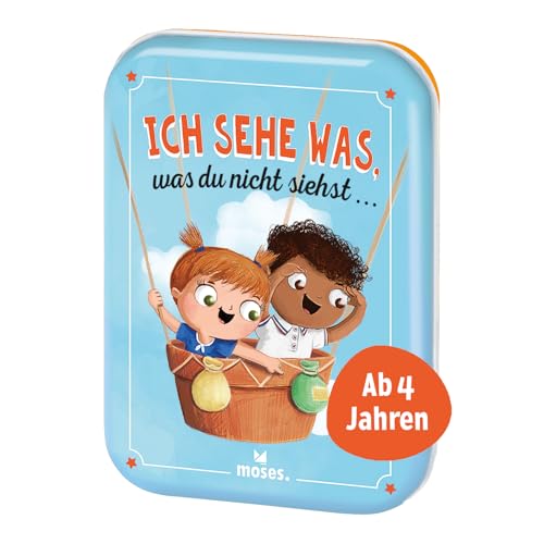 Moses. Ich Sehe was, was du Nicht siehst – Suchspiel für Kinder, Spiele-Klassiker für die ganze Familie, Ratespaß für Groß und Klein, Gesellschaftsspiel für Kinder ab 4 Jahren und 2-6 Spieler