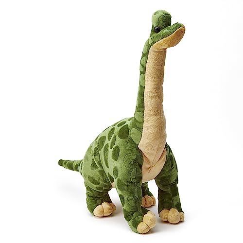 Zappi Co 100% recyceltes Plüsch-Brachiosaurus Spielzeug (45cm Höhe) Gestopftes, weiches, kuscheliges, umweltfreundliches Tiersammlung für das Neugeborene Kind, erstes Kind