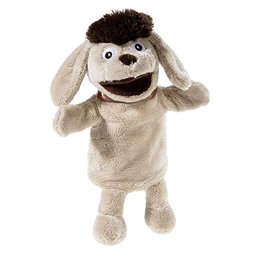 Heunec KG Sandmann und Seine Freunde, Handpuppe Hund Moppi GRS/PET Plüsch, Beige