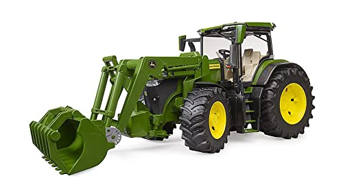 bruder 03151 - John Deere 7R 350 mit Frontlader - 1:16 Traktor, Bulldog, Schlepper, Trecker, Landwirtschaft, Bauernhof, Anhänger, Maschine, bworld, Spielzeug
