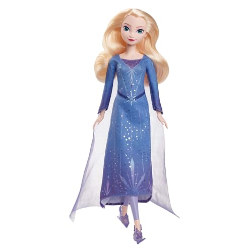 Mattel Disney Die Eiskönigin Elsa Modepuppe mit Zubehör, Eisläuferin-Look mit abnehmbarem Kleid und Schlittschuhen, mit zusätzlichem Paar Schuhe. Inspiriert von Die Eiskönigin: Winterfest“, JBG53