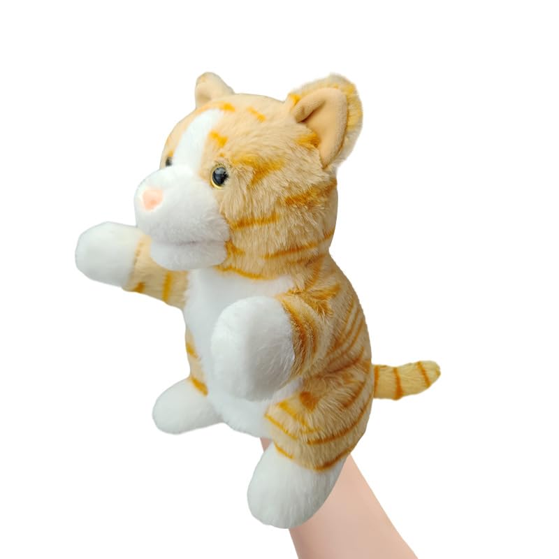 LOMTRATS 2026 Tierhandpuppen für Kinder,Kleinkind enthält Wolf,Tiger,Löwe,AFFE und bewegliche offene Münder,perfekt zum Geschichtenerzählen,im Vorschulalter und als Geburtstagsgeschenk