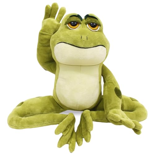 JynxtoyZeal Frosch Kuscheltier Kinder, Frog Kuscheltier Plüsch, Frog Plush Toy Stuffed Animal, Plüsch Spielzeug Geschenk für Kinder-22cm