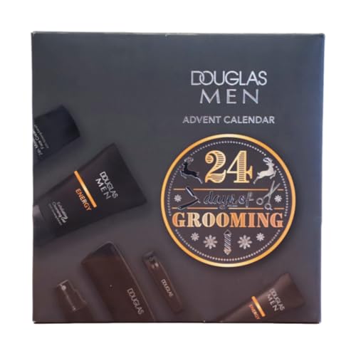 Douglas Herren Adventskalender 2025 mit Beauty Produkten, Männer Weihnachtskalender Warenwert 140€, Kosmetik für Jungs & Mann, 24 Frauen Pflege, Kalender Advent inkl. Derma Creme