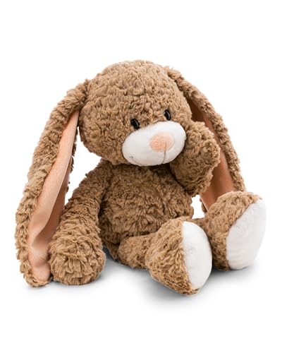 NICI Kuscheltier Hase Lopino 25cm - braun - Weiches Plüschtier – niedliches Stofftier zum Kuscheln & Spielen – tolle Geschenkidee für Kinder & Erwachsene | 62314
