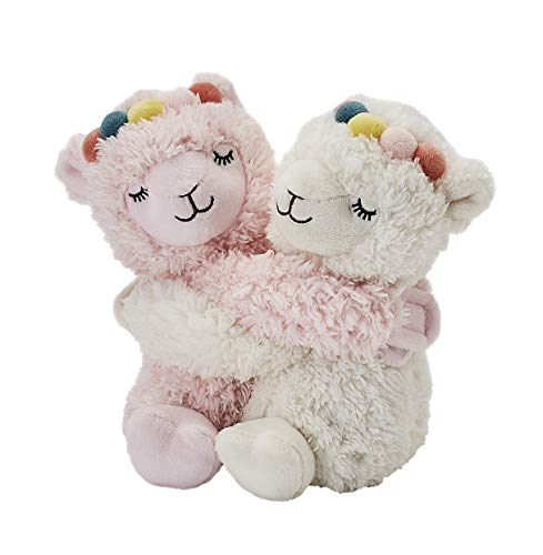 Warmies® Wärmekissen/Stofftier 'Kuschelfreunde Lamas 2er Set' Hirse Lavendelfüllung 16cm 500g