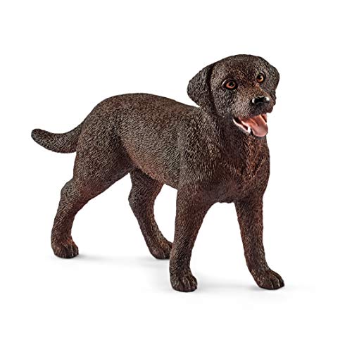 SCHLEICH 13834 Labrador Retriever Hündin, für Kinder ab 3+ Jahren, Farm World - Spielfigur