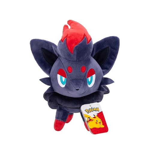 Pokémon PKW4198 - Zorua Plüsch 20 cm, offizielles Plüsch