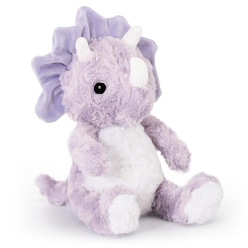 Dino Kuscheltier, Dinosaurier Kuscheltier 24 cm Plüschtier für Kinder, Süßes Lila Plüschtier, Soft Cuddly Friends, Kuschelfreunde zum Kuscheln und Spielen für Mädchen und Jungen, Waschmaschinenfest