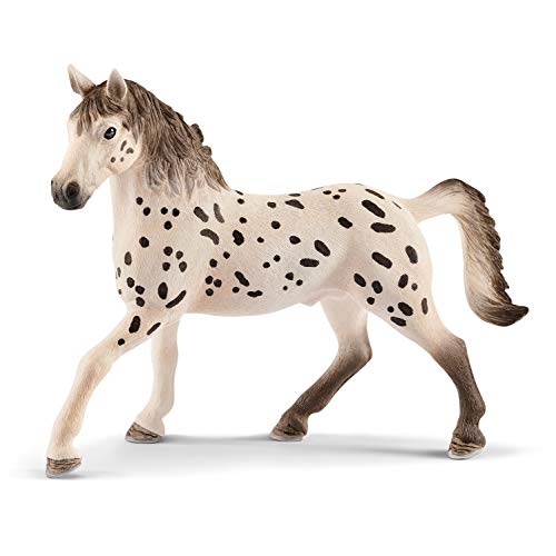 SCHLEICH 13889 Knabstrupper Hengst, ab 5 Jahren, Horse Club - Spielfigur, 6 x 14 x 11 cm