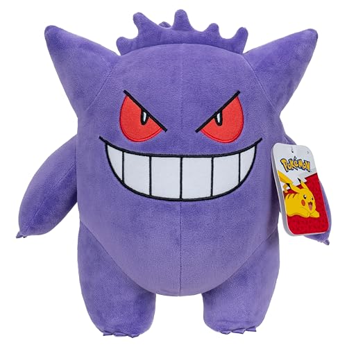 Pokémon PKW4465-30cm Plüsch - Gengar, offizielles Plüsch