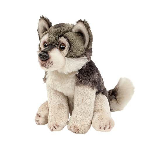 Teddys Rothenburg Kuscheltier Wolf 15 cm sitzend Plüschtier Plüschwolf Stofftier Lupus