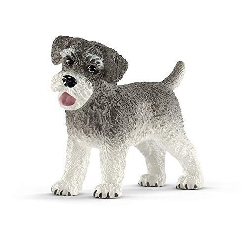 SCHLEICH 13892 Zwergschnauzer, für Kinder ab 3+ Jahren, Farm World - Spielfigur