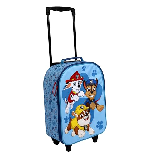 Undercover - Paw Patrol Kinder Trolley - geräumiges Hauptfach - idealer Reisebegleiter - verstellbare und fixierbare Teleskopstange