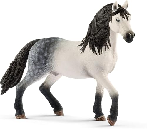 SCHLEICH Horse Club | Andalusier Hengst 13821 | detailgetreues Pferd | tolles Geschenk für Mädchen und Jungen Pferde Spielzeug für Kinder ab 5 Jahren | 14 x 4 x 11 cm
