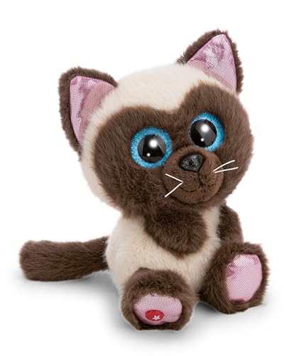 Kuscheltier GLUBSCHIS Siamkatze Selma 15cm - beige - Stofftier aus weichem Plüsch, niedliches Plüschtier zum Kuscheln und Spielen, für Kinder & Erwachsene, tolle Geschenkidee | 63024