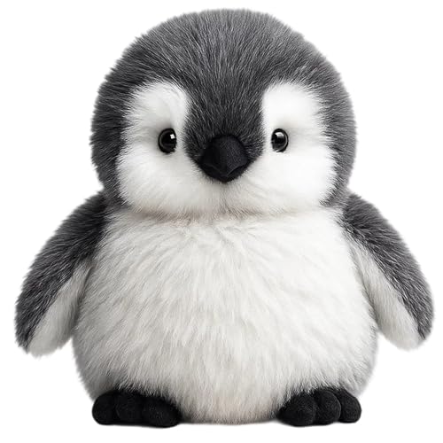 JazRvr Pinguin Kuscheltier, Weiches Stofftier Für Kinder, Süßer Pinguin Plüschtier 20 cm, Babys Und Kinder, Ideal Als Erster Spielbegleiter Und Dekoration